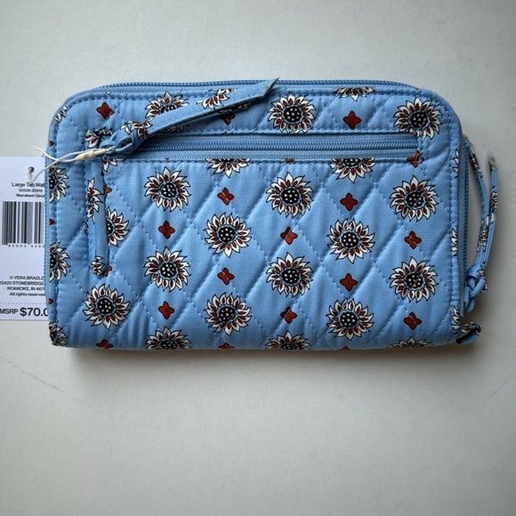 NEW Vera Bradley Large Tab Wallet - Marrakesh Geos - Picture 2 of 9